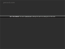 Tablet Screenshot of perucd.com